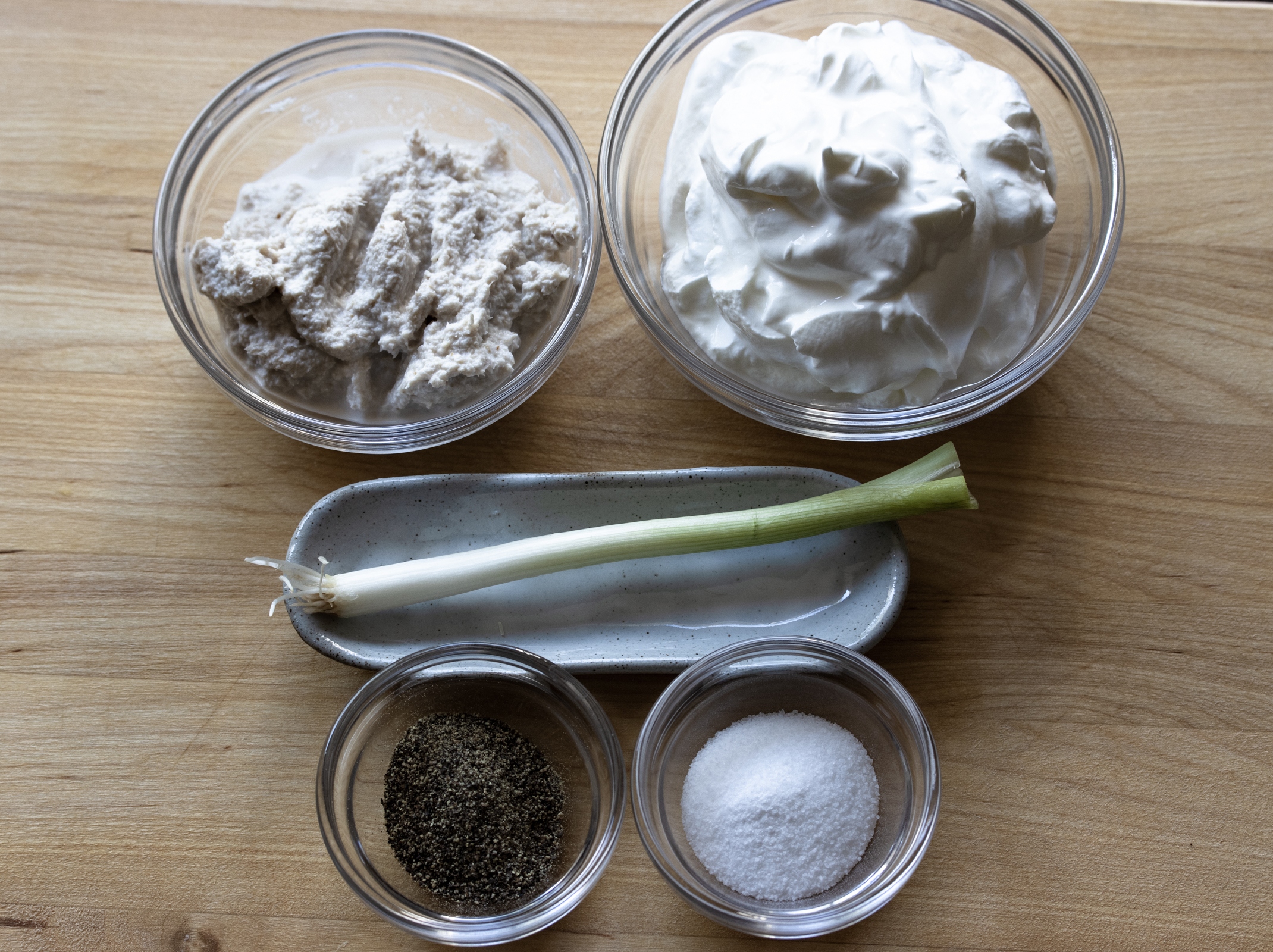ingredients for Homemade Horseradish Sauce