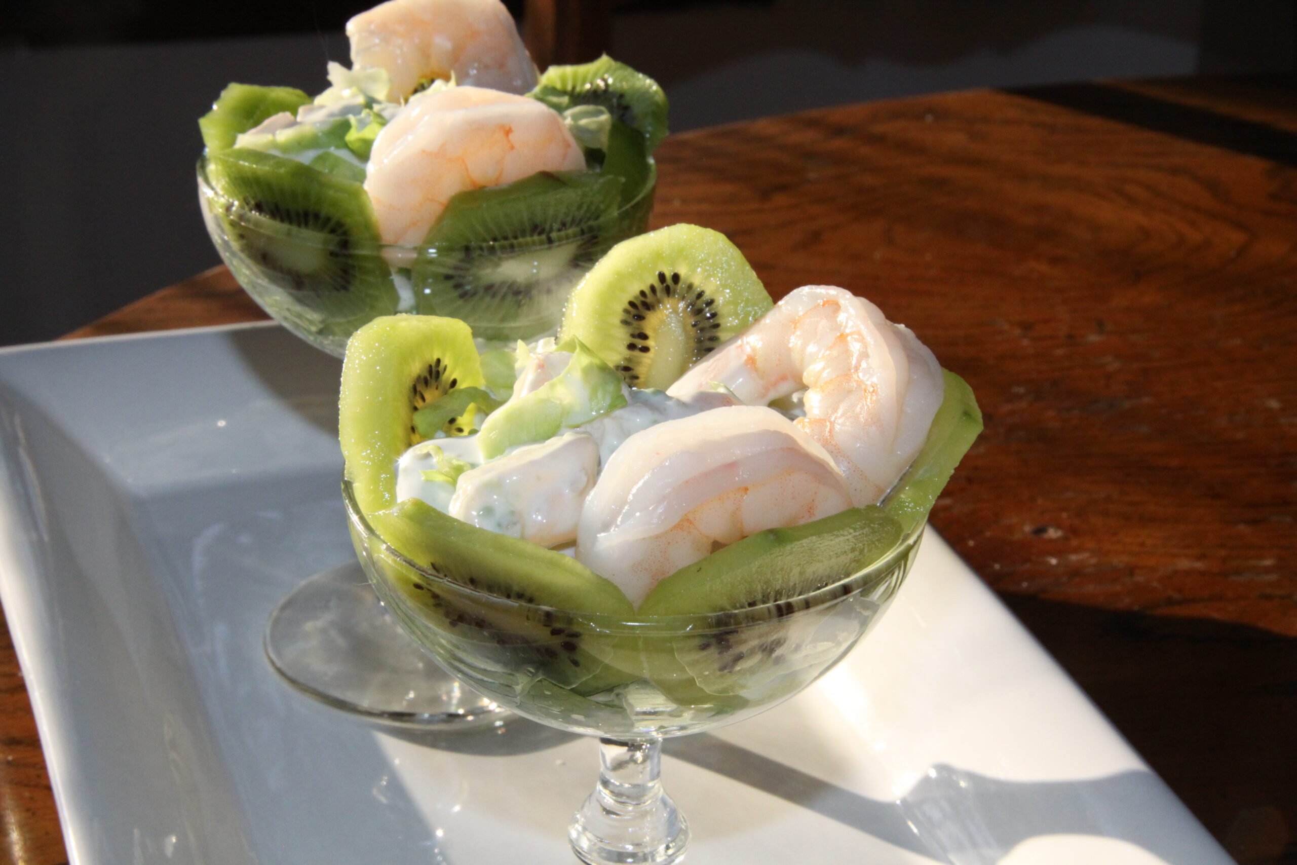 served Prawn Cocktail