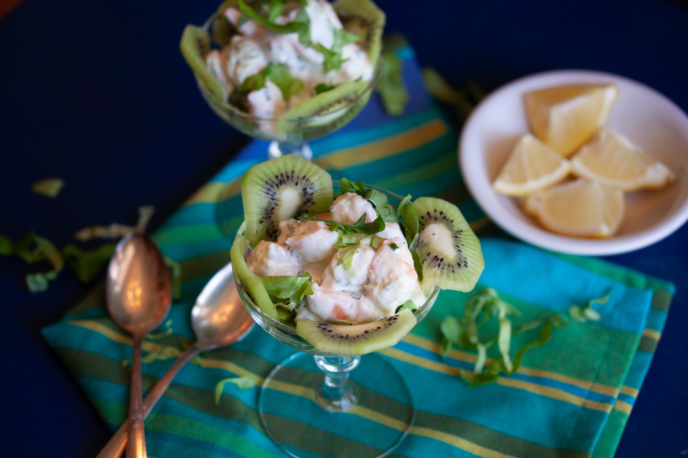 Prawns Cocktail with Kiwis Prawn Cocktail overview