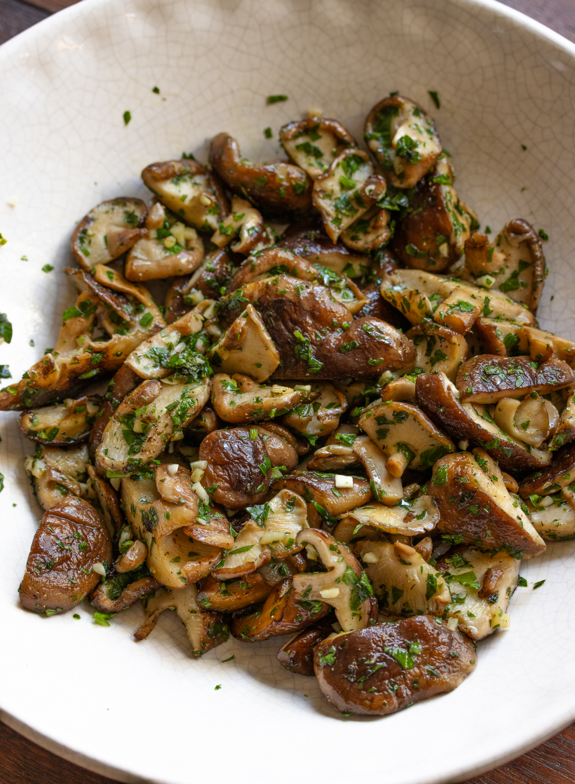 garlic mushrooms