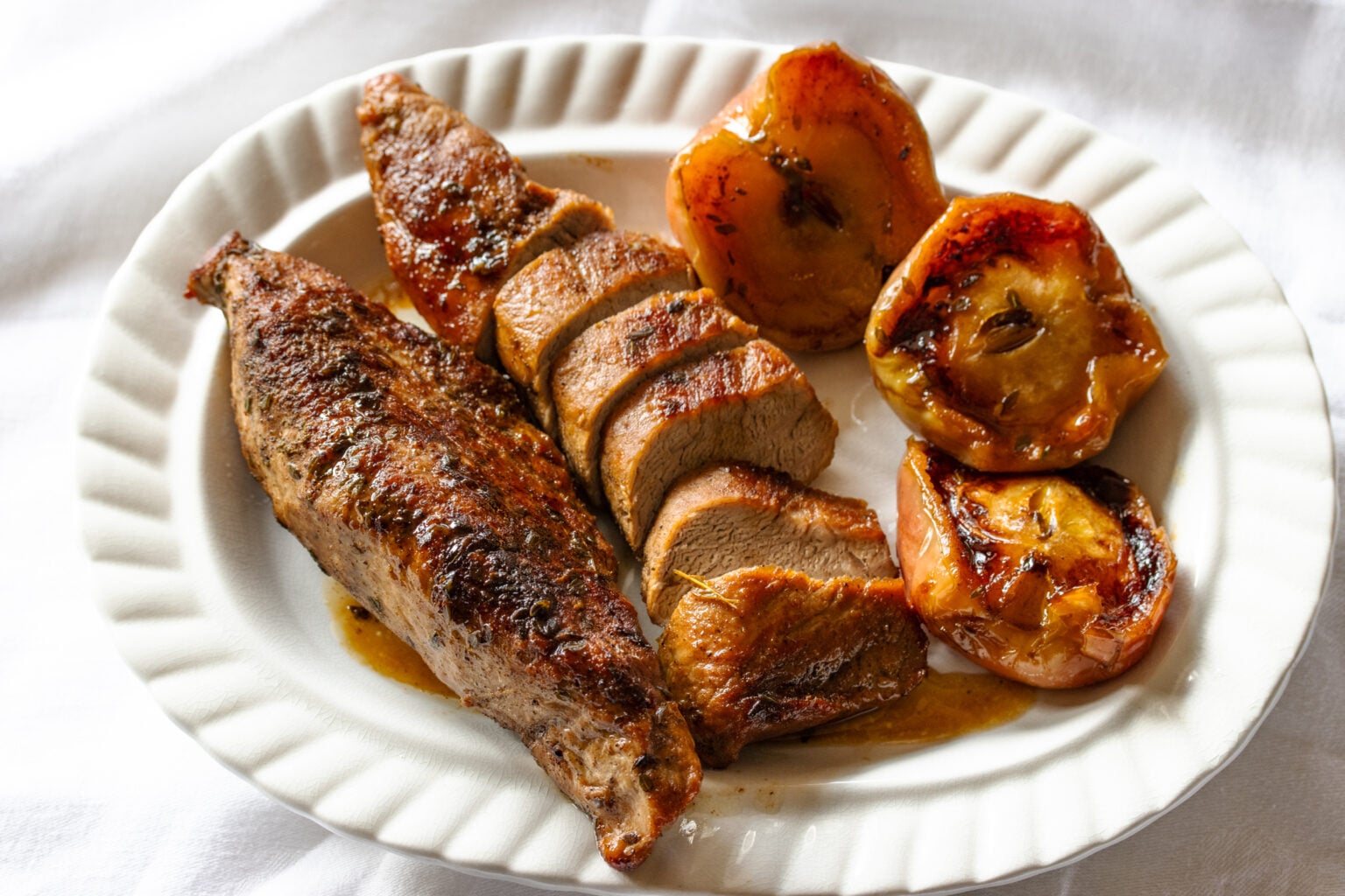 Pork Tenderloin with Apples