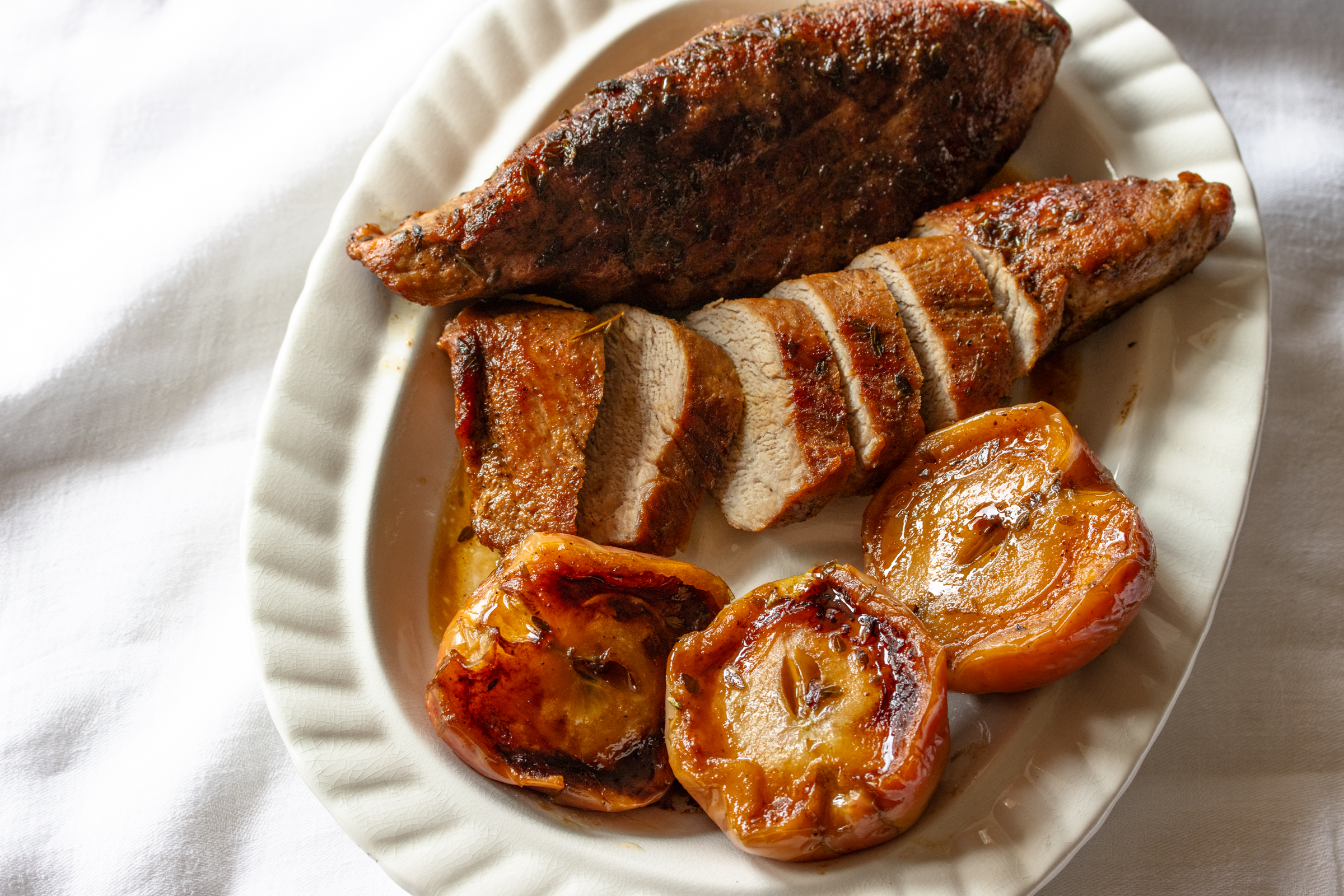 Pork Tenderloin with Apples