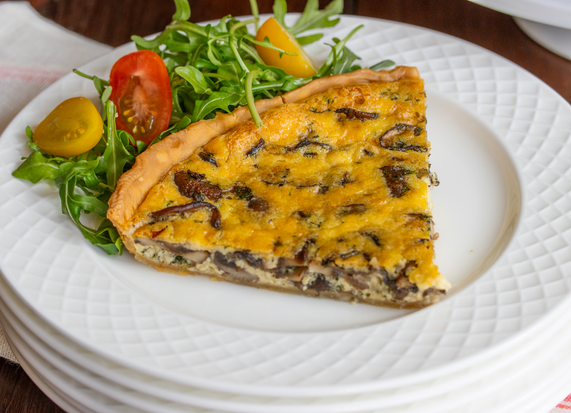 Mushroom Quiche