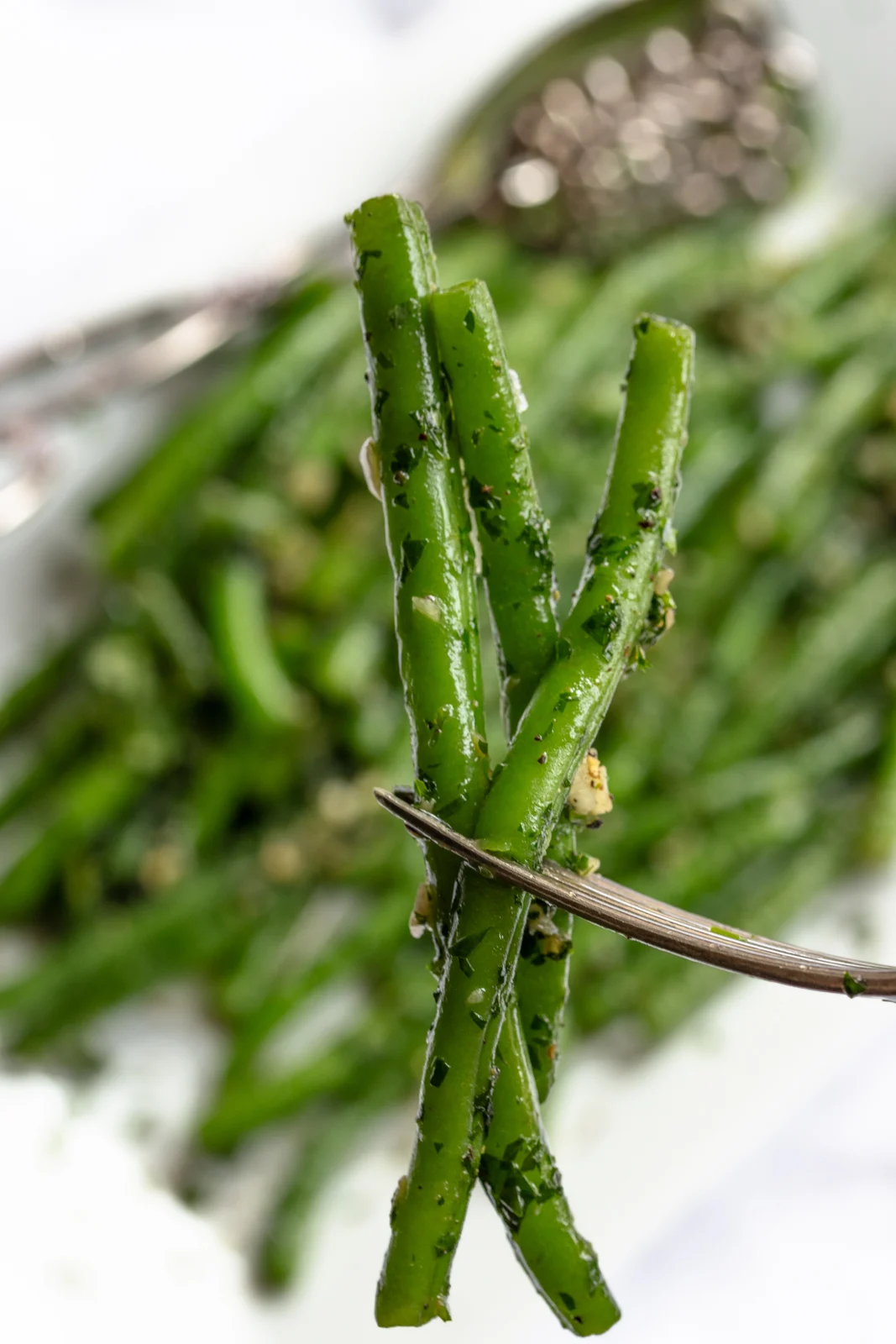 spoonful of green beans 