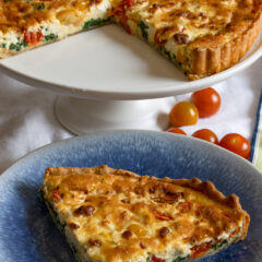 spinach feta quiche