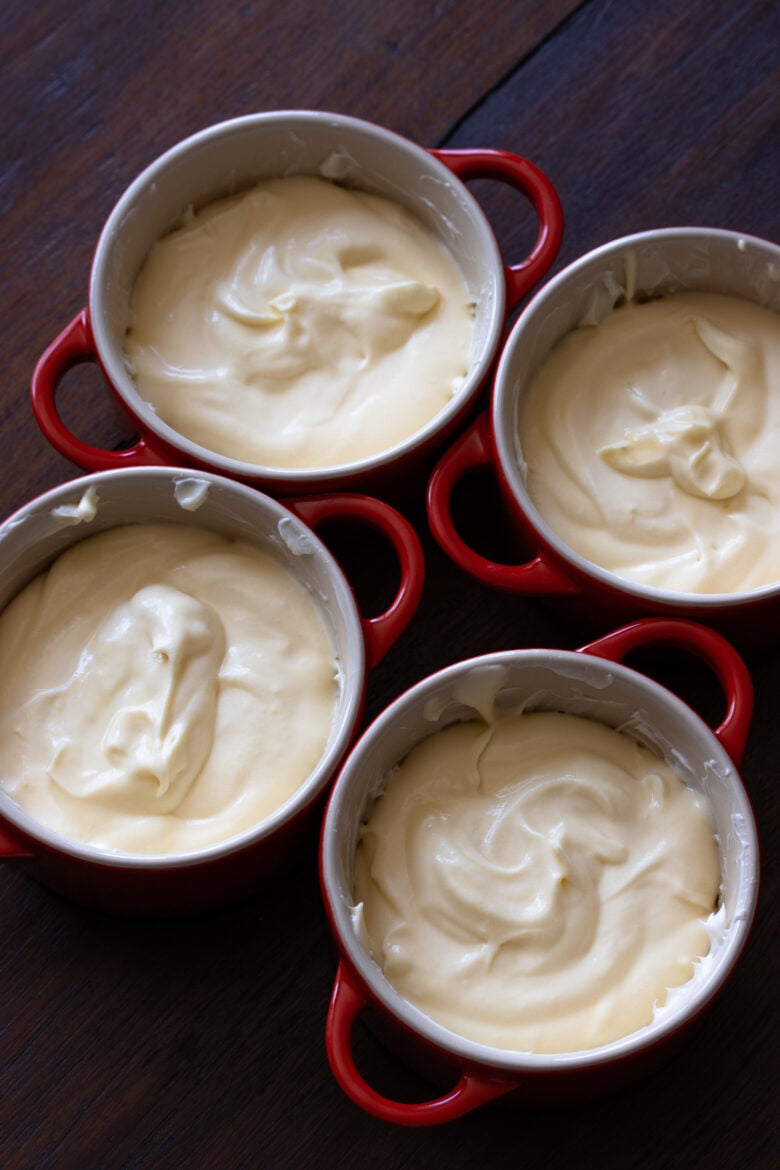 buttered ramikins