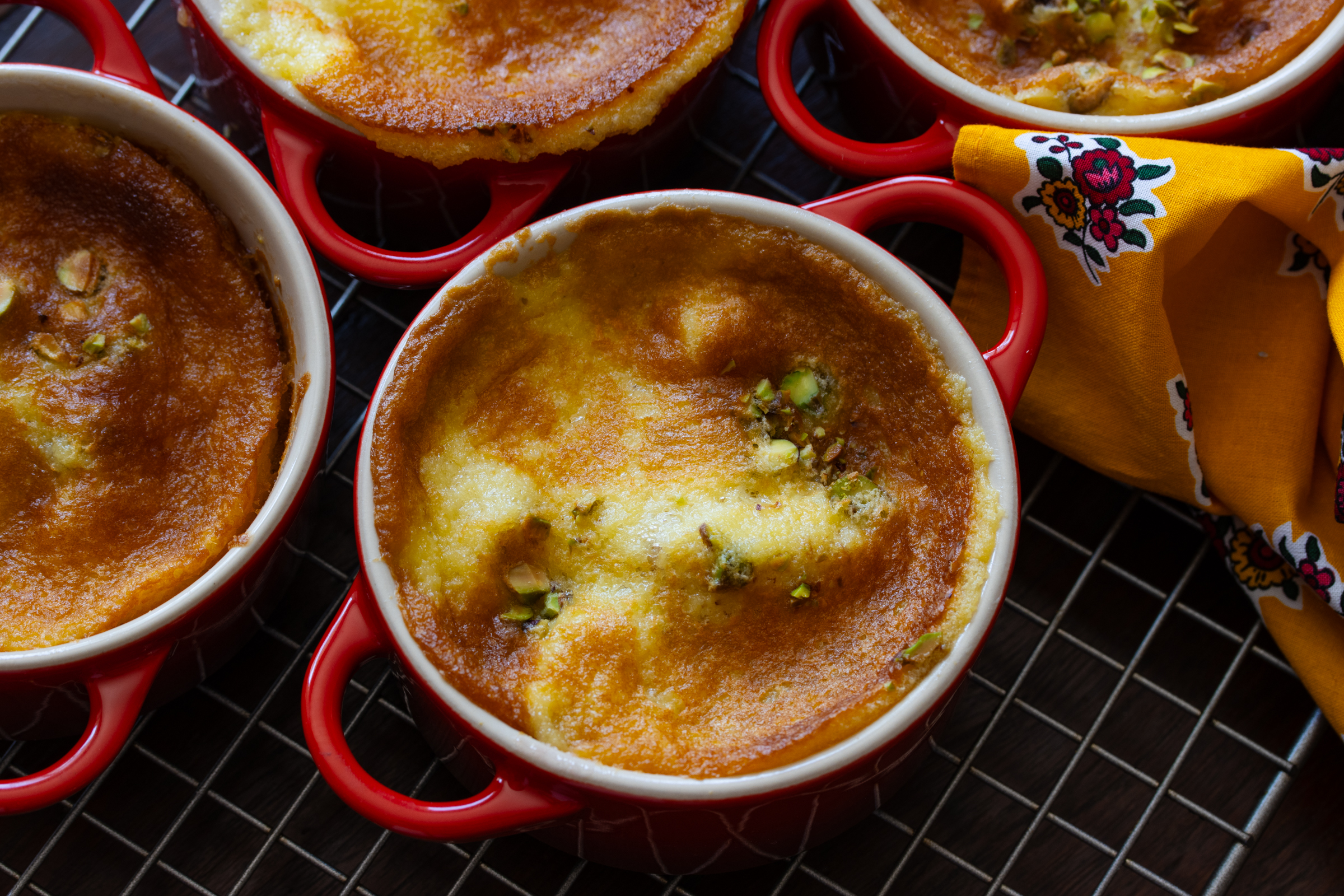 peach gratin