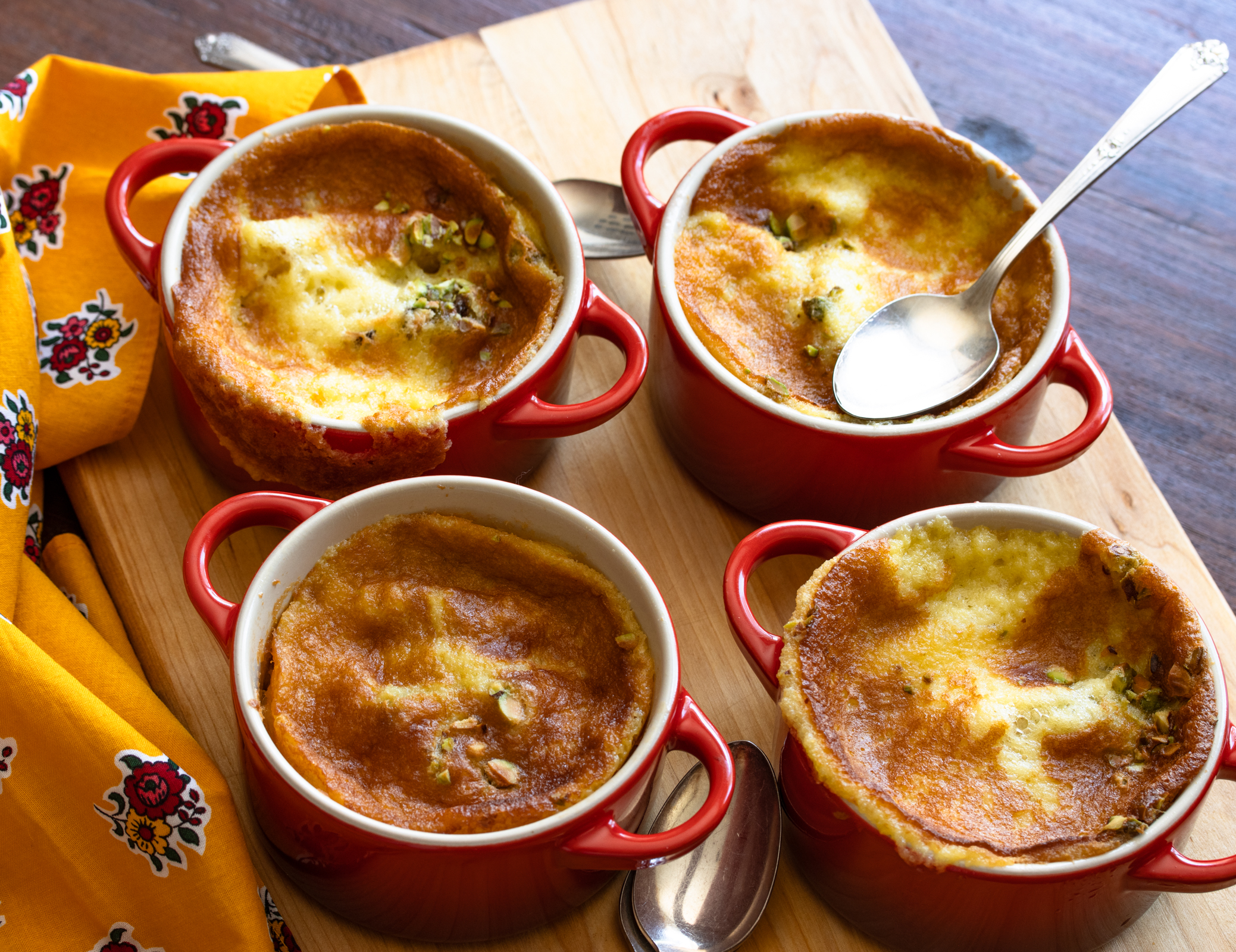 peach gratin