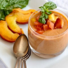peach tomato gazpacho
