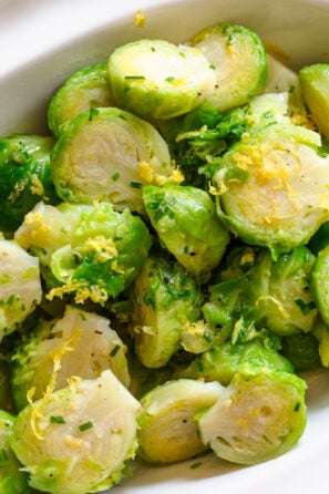 Brussels sprouts with lemon