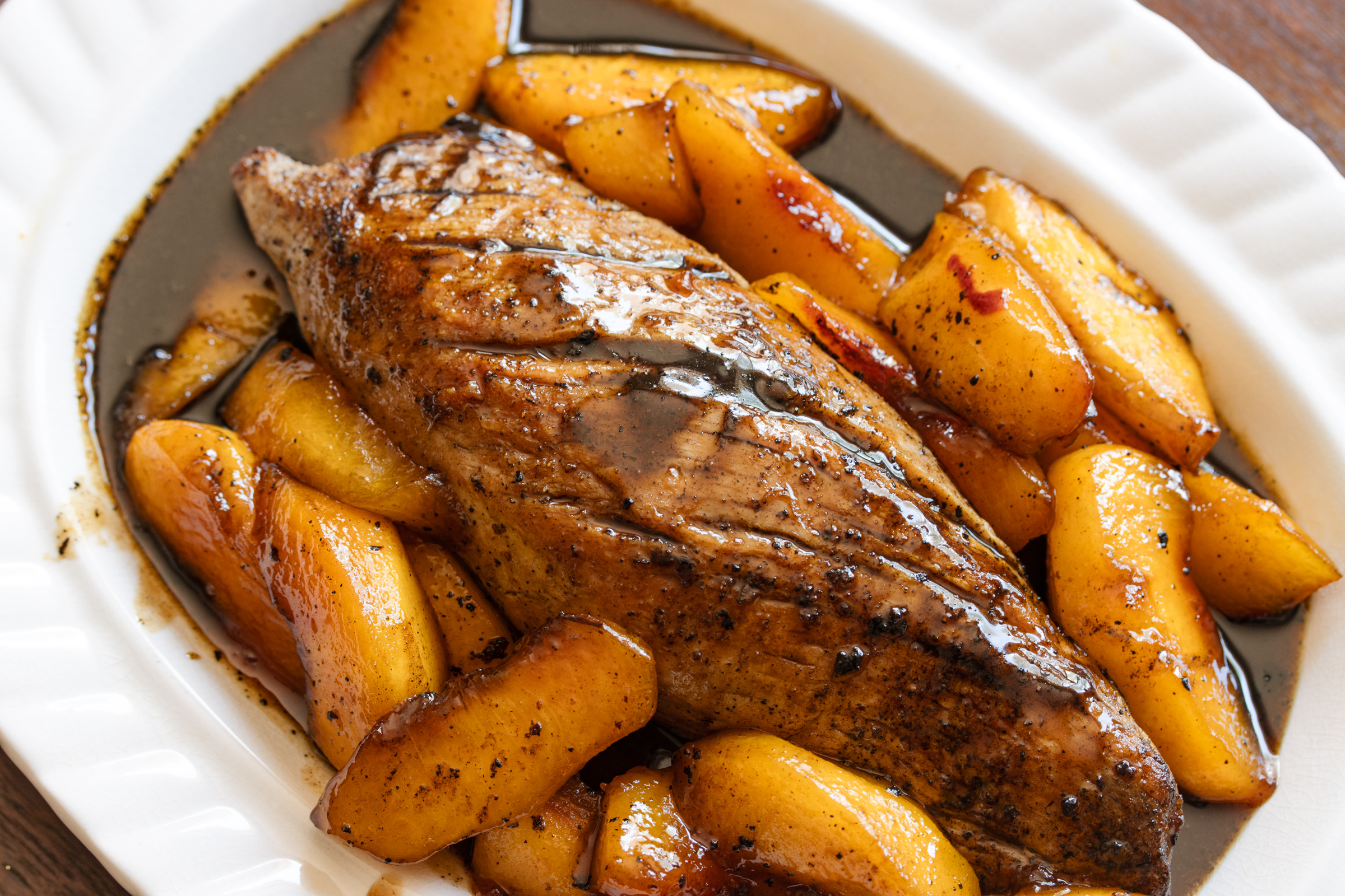 Glazed pork tenderloin