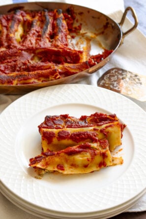 Spinach and ricotta cannelloni