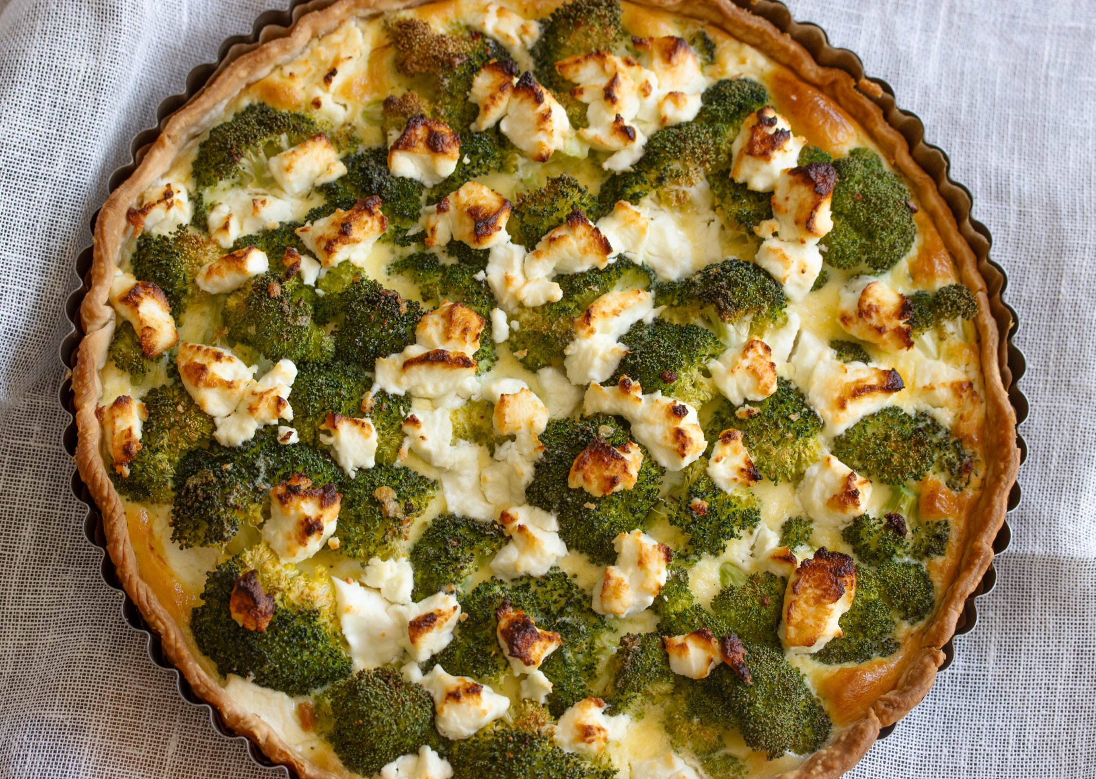 Broccoli quiche