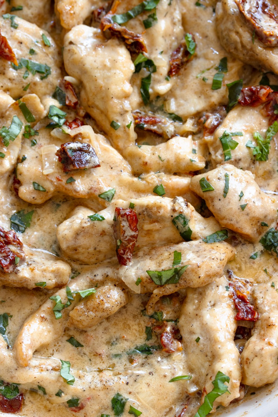 Chicken and sun dried tomato.