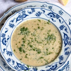 Stracciatellla soup.