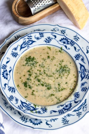 Stracciatellla soup.