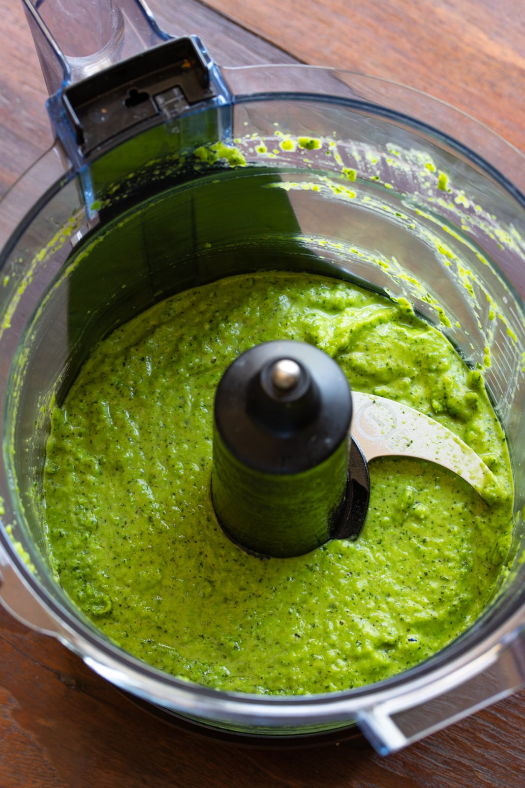 Pea puree all done