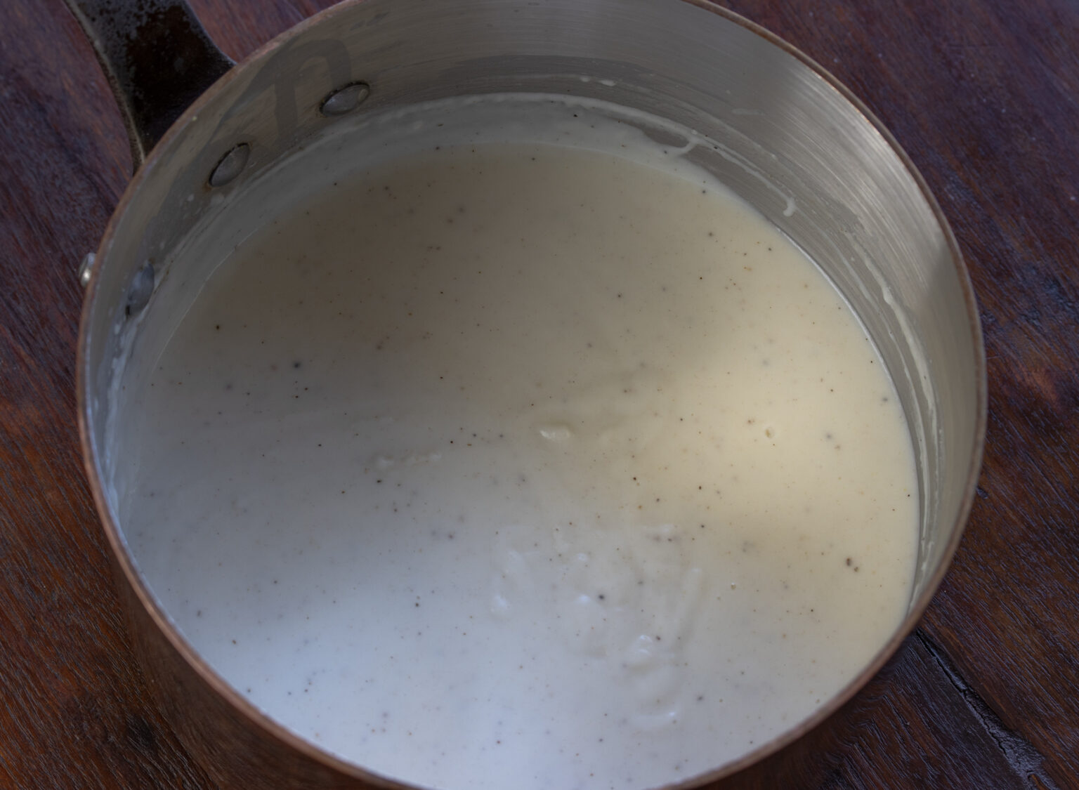 Bechamel done and ready to use.