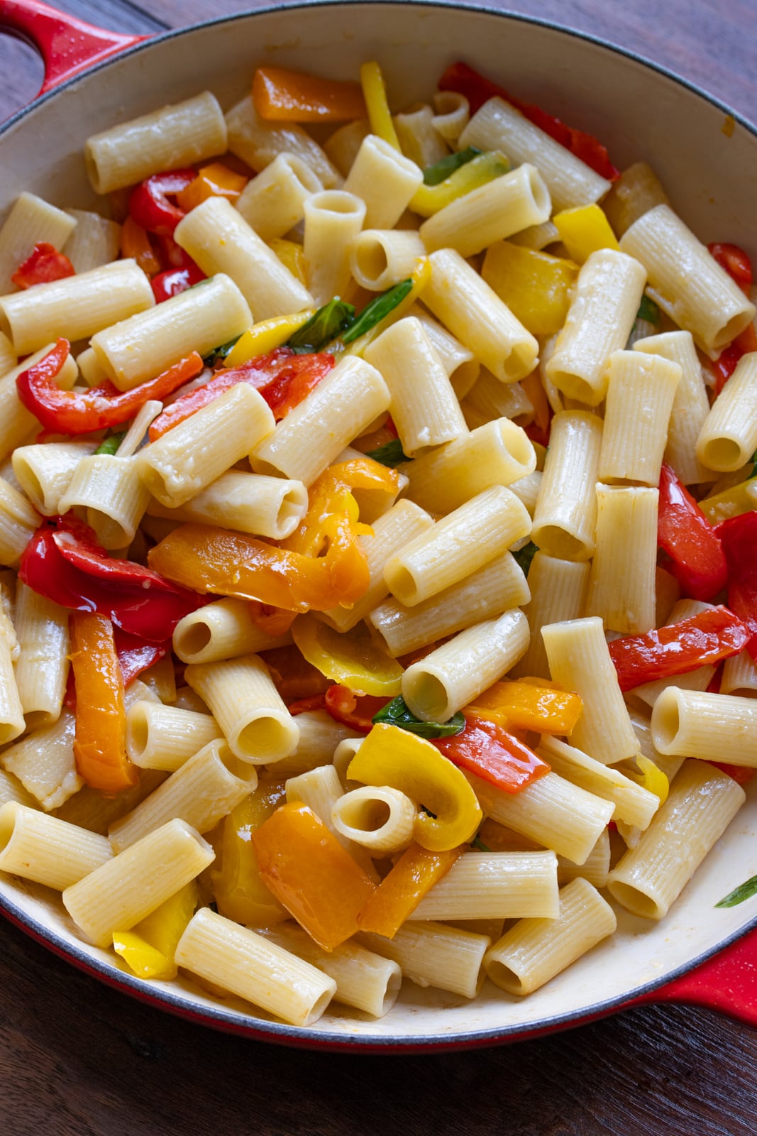 All the ingredients are combined, not it is time to enjoy the pasta and serve it.