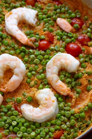Shrimp and coconut curry with couscous